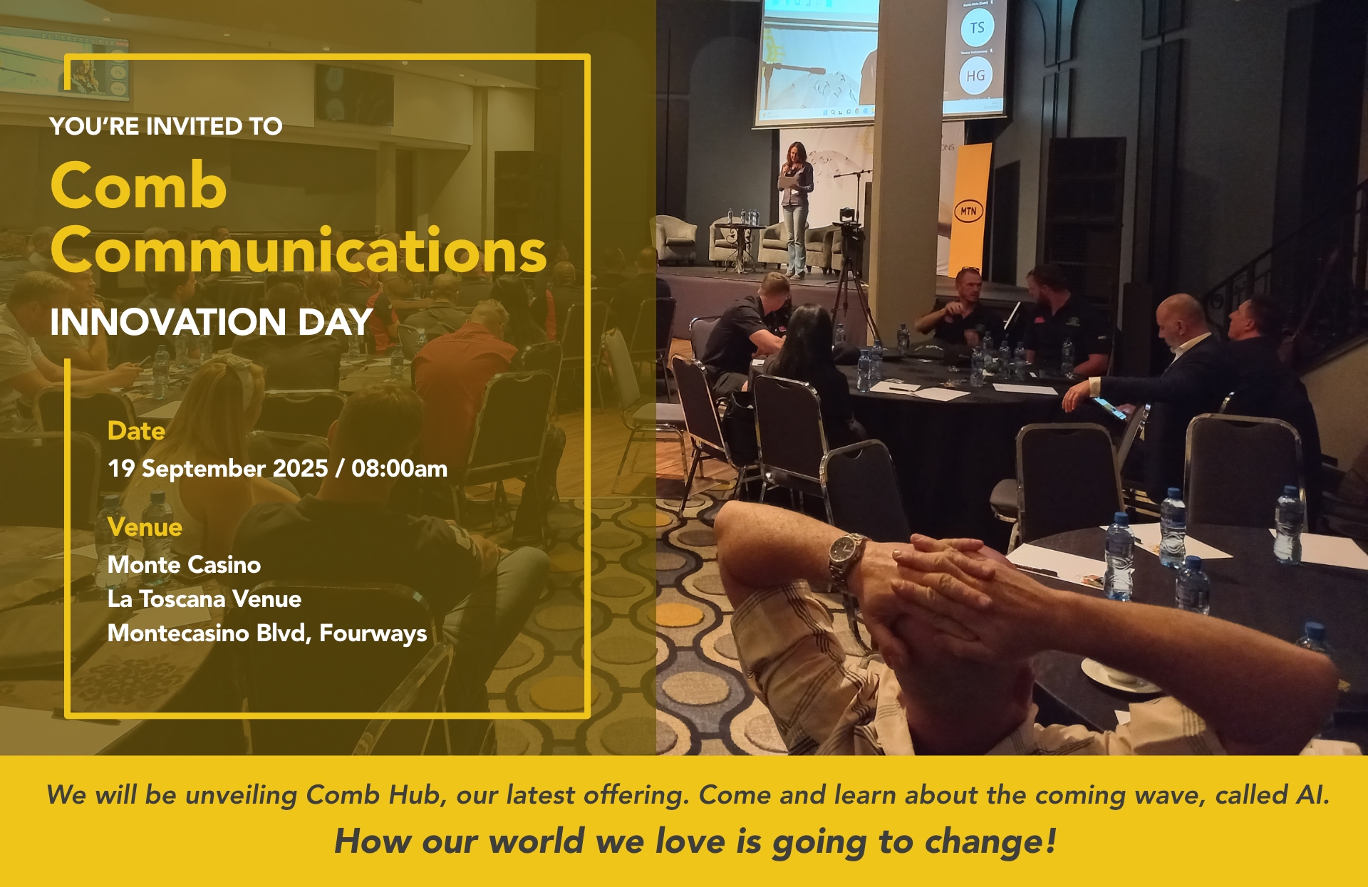 Invitation – Innovation day 2025 – Comb Communications
