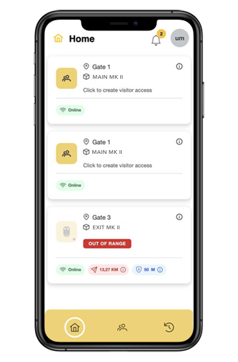 Comb Hub mobile app preview on phone